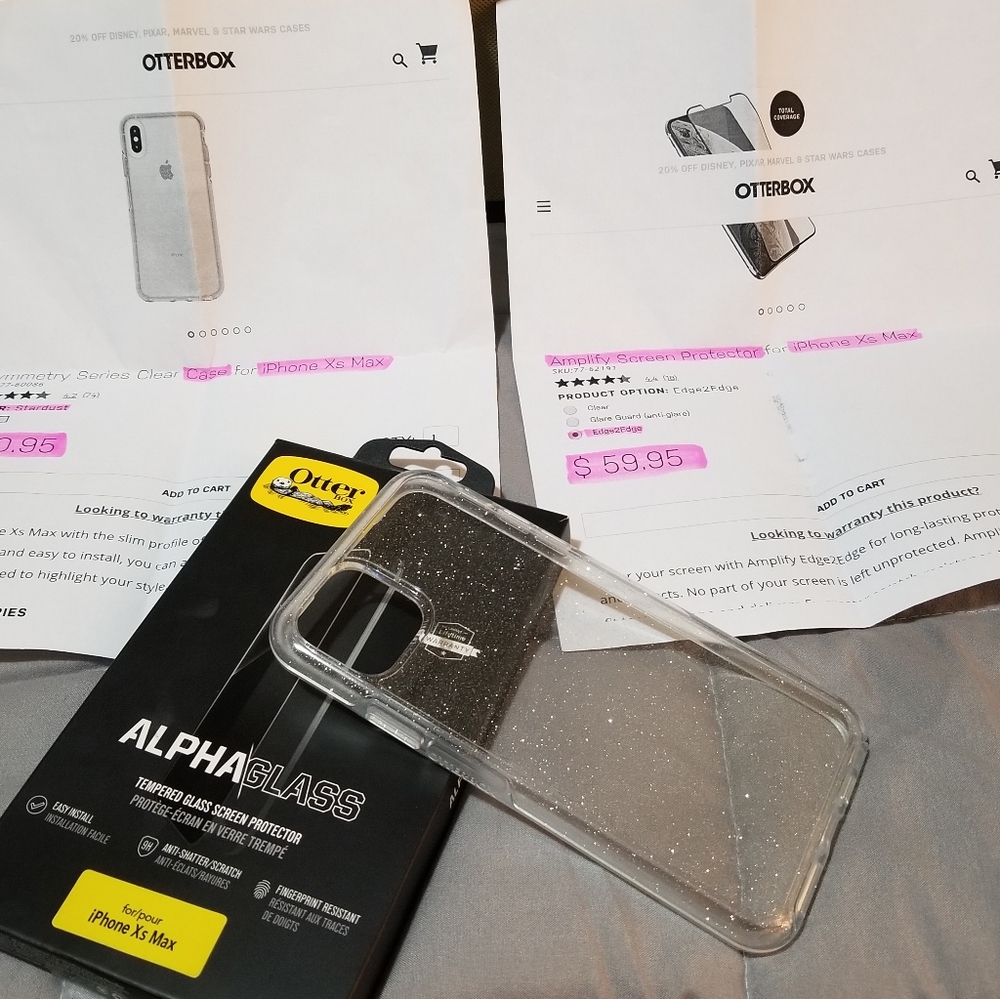 Symmetry Series Otterbox IphoneXSCase & AlphaGlass